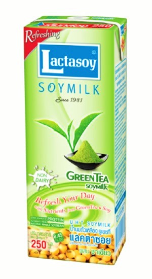 Bevanda di soia con tè verde - Lactasoy 250 ml.